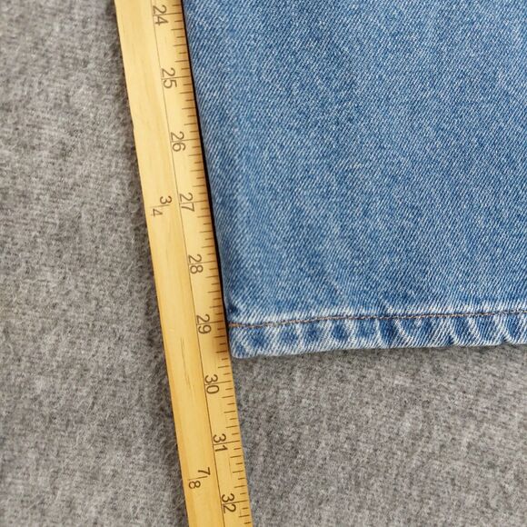 LL Bean Men's 40x30 (Fit 36x29) Comfort Waist Flannel Lined Straight Leg Jeans - Picture 6 of 9